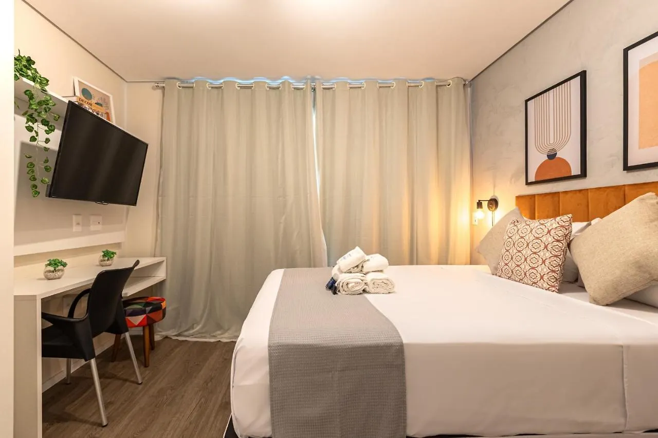 Apartmán Easy Star - Studio Encantador Com Piscina No Brooklin! - Yh01H São Paulo