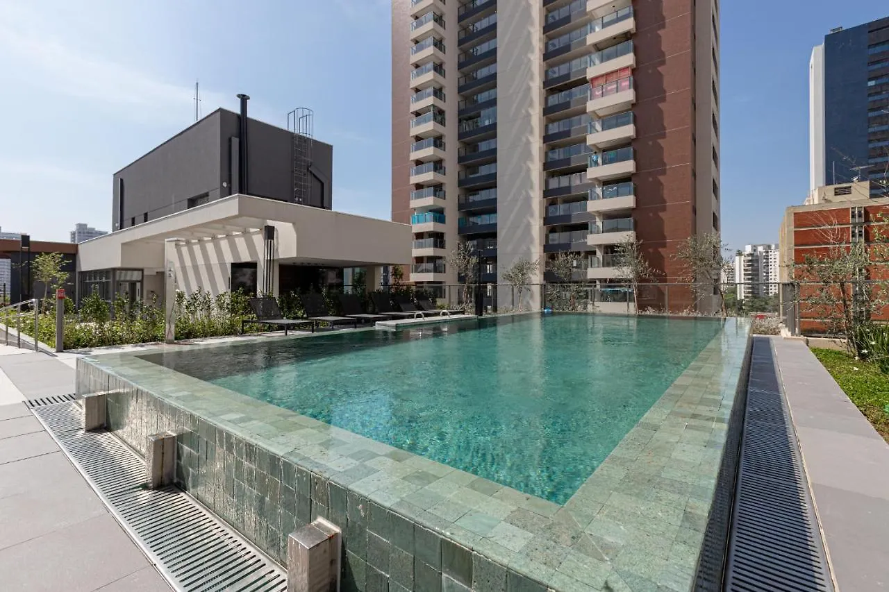 Easy Star - Studio Encantador Com Piscina No Brooklin! - Yh01H Sao Paulo Apartment
