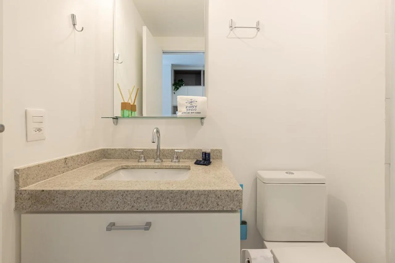 Easy Star - Studio Encantador Com Piscina No Brooklin! - Yh01H Sao Paulo Apartment
