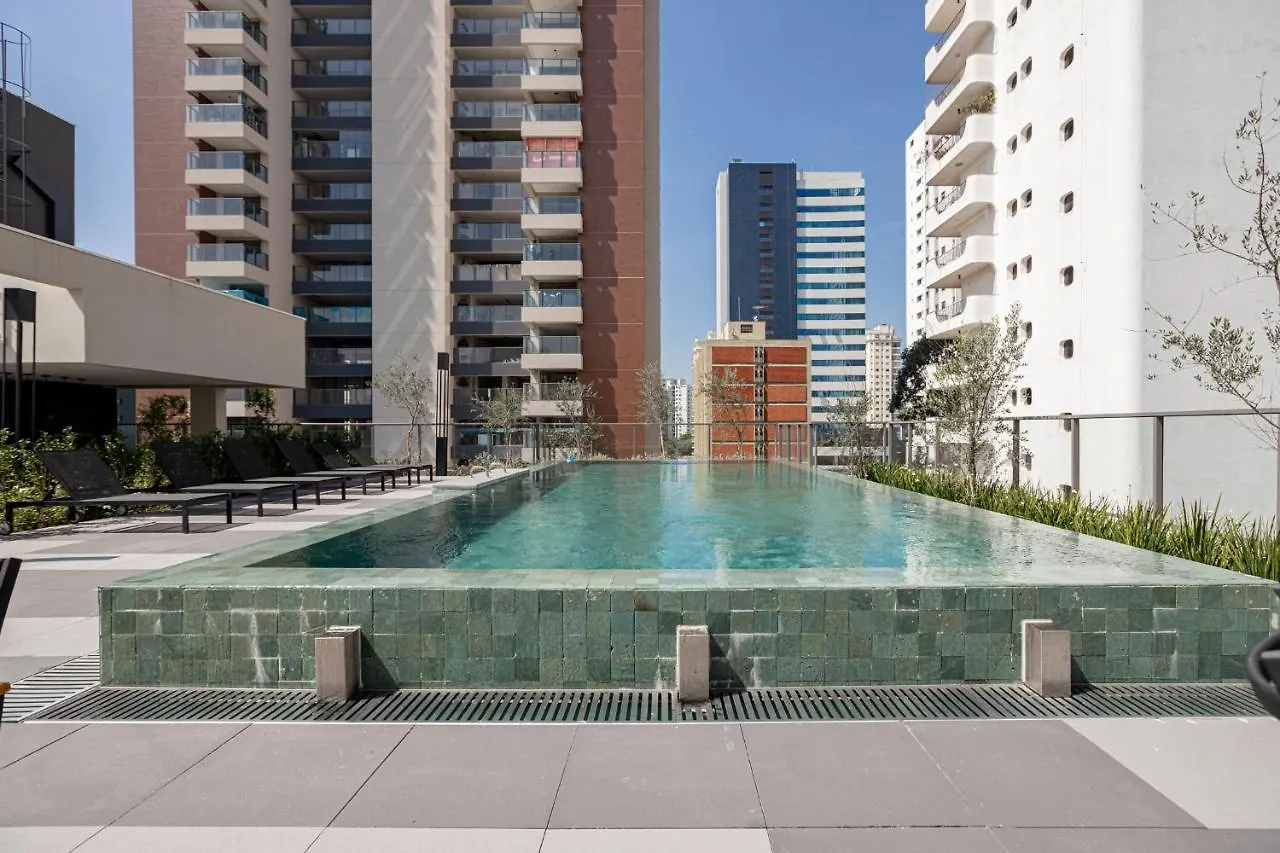 Easy Star - Studio Encantador Com Piscina No Brooklin! - Yh01H Sao Paulo Apartment